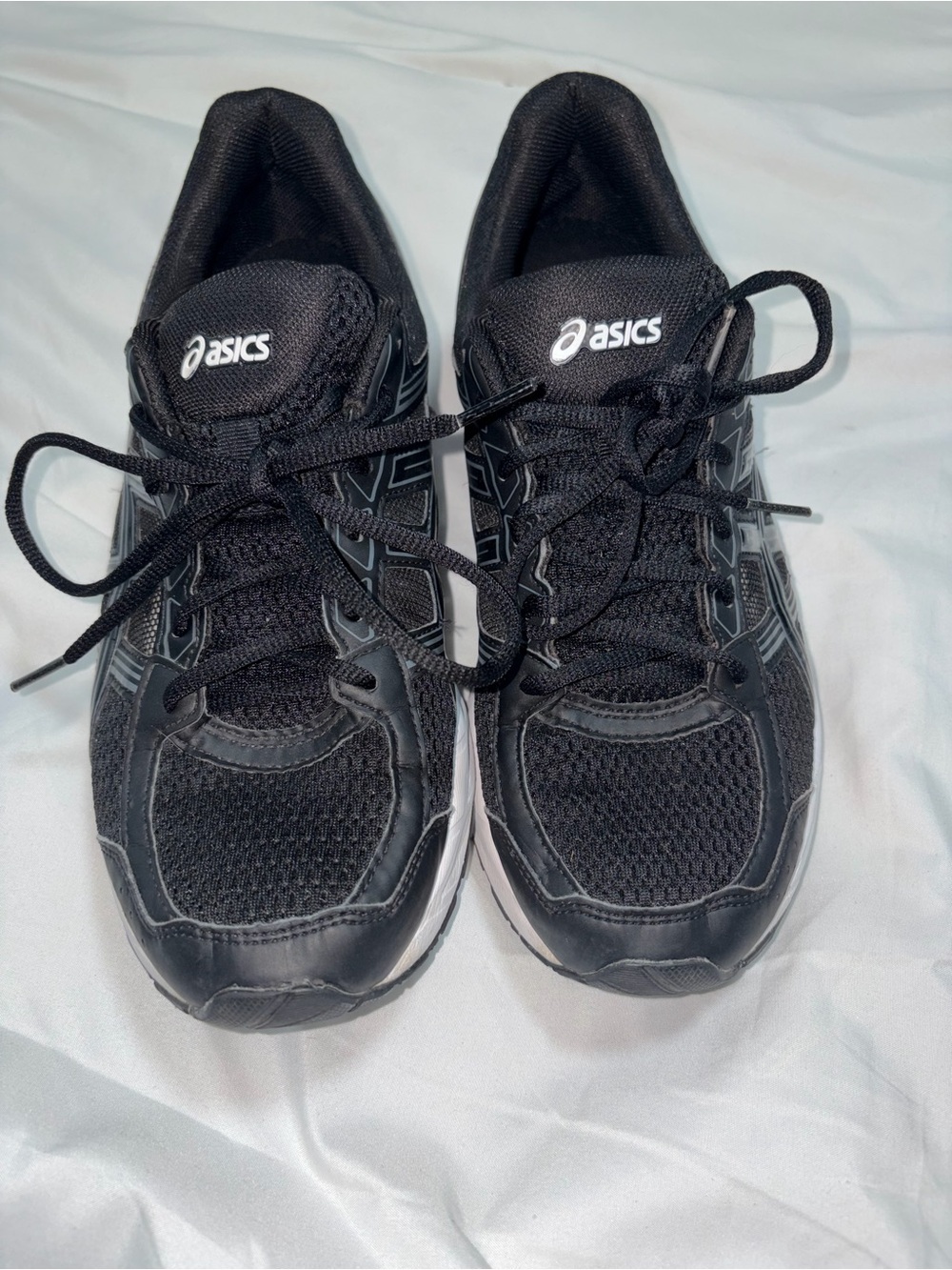 Asics Men's Black Athletic Running Shoes